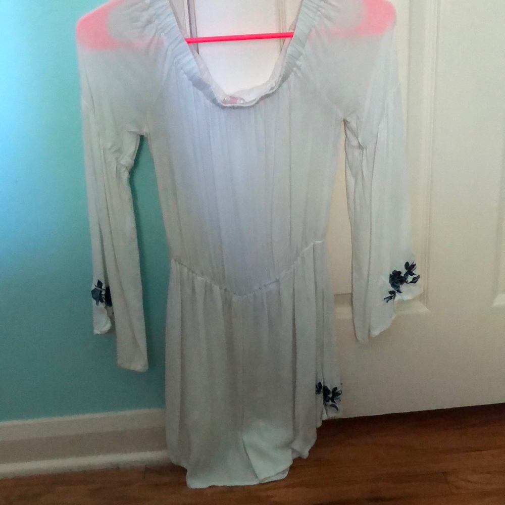 White dressy romper